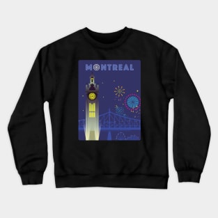 Montreal - Clock Tower Crewneck Sweatshirt